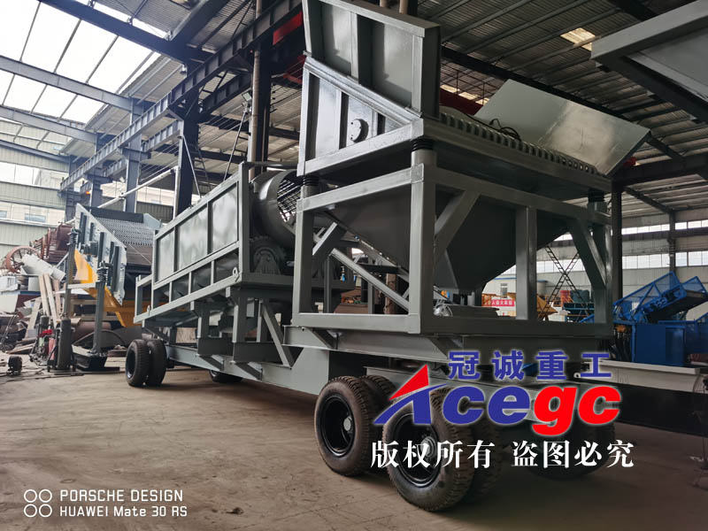 移動(dòng)式絞洗筒式滾筒篩選礦車(chē)生產(chǎn)廠家